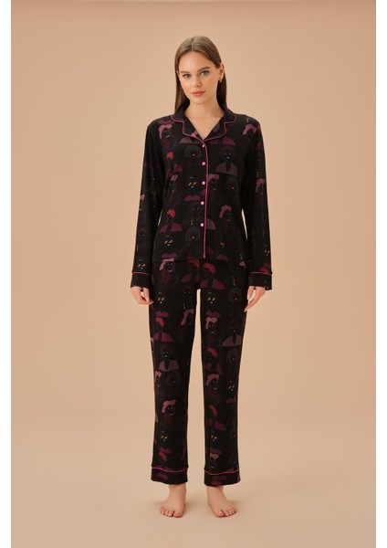 Neon Line Maskülen Pijama Takımı