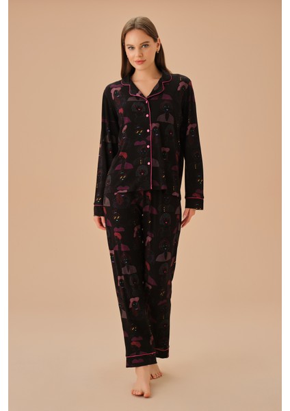 Neon Line Maskülen Pijama Takımı