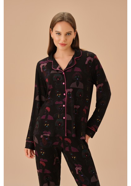 Neon Line Maskülen Pijama Takımı