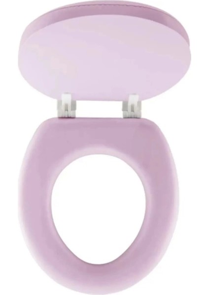 Pembe Yumuşak Klozet Kapak Büyük Puf 42 x 41 cm (4533)
