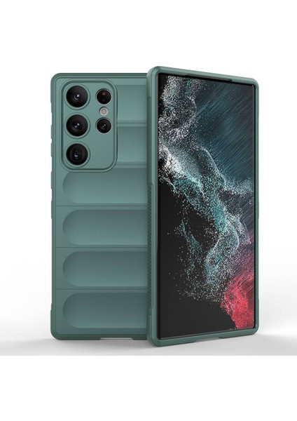 Galaxy Uyumlu S23 Ultra Kılıf Esnek Tpu Oyuklu Arka Yüzey Tasarımlı Htstore Etnik Silikon Kapak