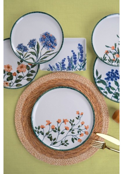 Flower Garden Karma Ikram ve Kahvaltı Takımı 18 Parça indirimleri