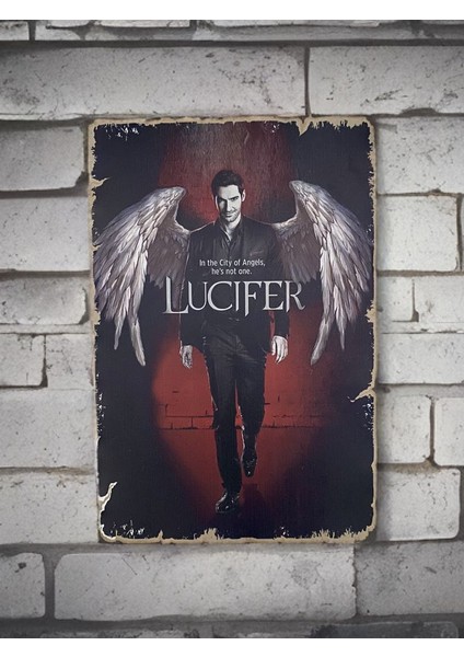 Lucifer Ahşap Poster