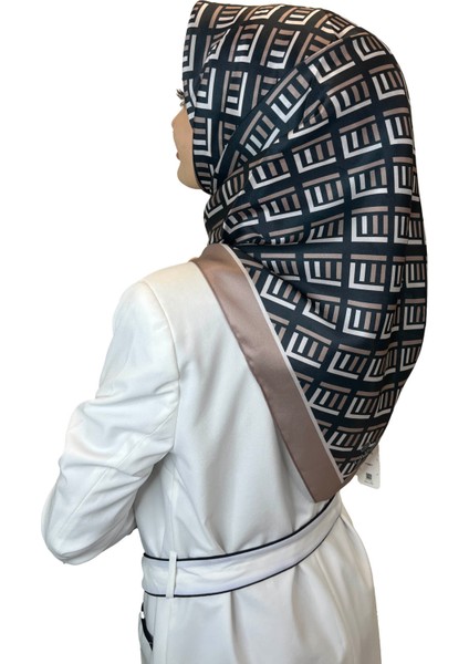 Quare Kristal Eşarp, Çizgi Desenli 01067