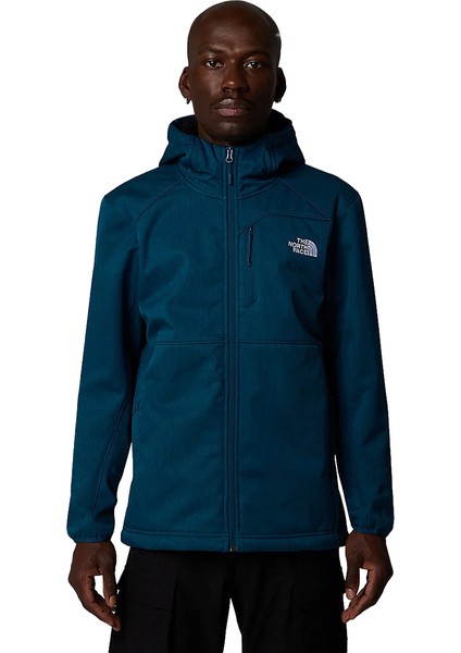 Quest Hooded Softshell Erkek Mavi Outdoor Ceket NF0A3YFP2LO1