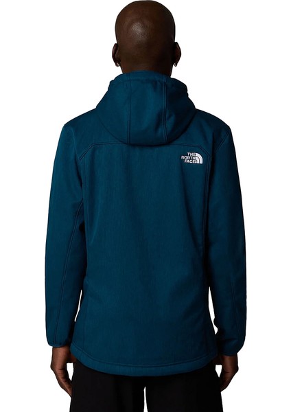 Quest Hooded Softshell Erkek Mavi Outdoor Ceket NF0A3YFP2LO1