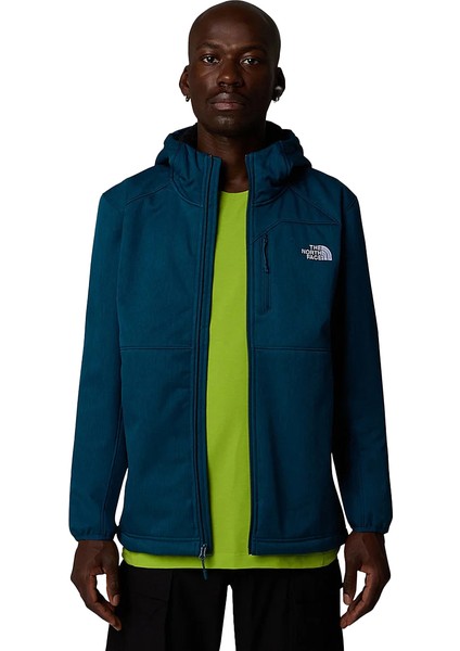 Quest Hooded Softshell Erkek Mavi Outdoor Ceket NF0A3YFP2LO1