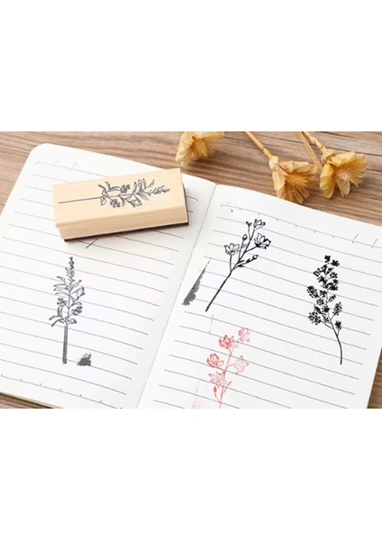 Scrapbook, Scrapbooking Vintage Wooden Stamp - Tahta Baskı Mühür, Damga