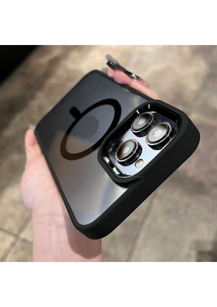 Apple iPhone 16 Pro Kılıf Krom Mika Magsafe Arkası Şeffaf Hassas Butonlu Mat Yumuşak Renkli Kenarlı modelleri
