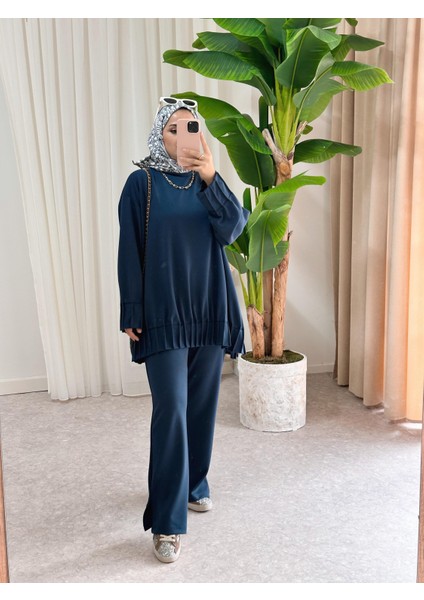 Premium Levita Modal Takım Indigo