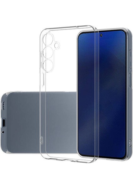 Samsung Galaxy S24 Fe Kılıf Kamera Korumalı Ultra Ince Şeffaf Silikon