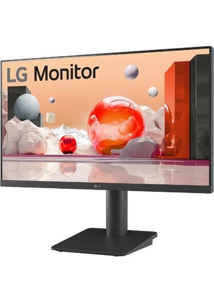 24.5 Lg 25MS550-B IPS 5ms 100HZ 2xhdmı Fhd 1920X1080 Yukseklık Ayarı Hoparlor Freesync Vesa Sıya