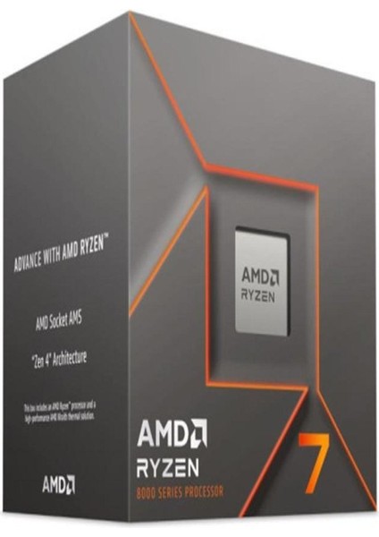 Ryzen 7 8700F 4.1ghz 16MB 65W Am5 Fanlı