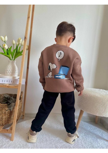 Erkek Çocuk Baskılı Sweatshirt Takım fiyatları