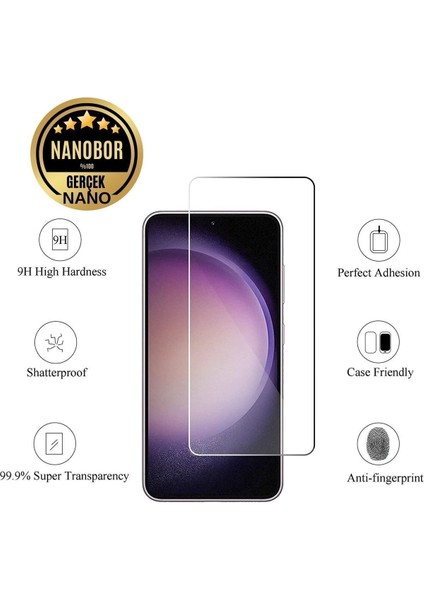 Samsung S23 Nano Ekran Koruyucu Kırılmaz Cam - Ultra Şeffaf
