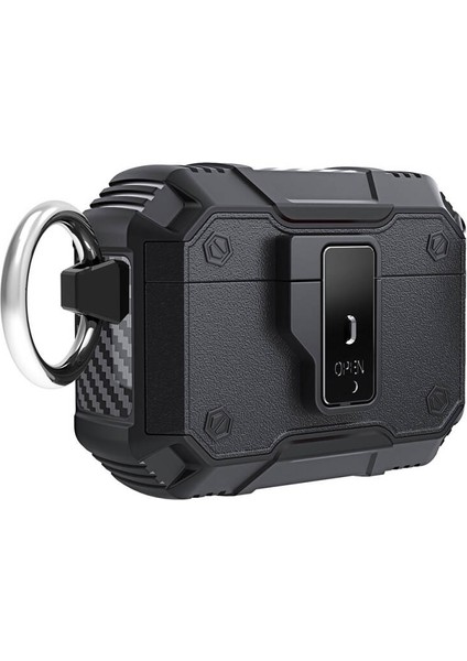 Apple Airpods Pro 2 Airbag-35 Darbelere Karşı Dayanıklı Düğmeli Kılıf