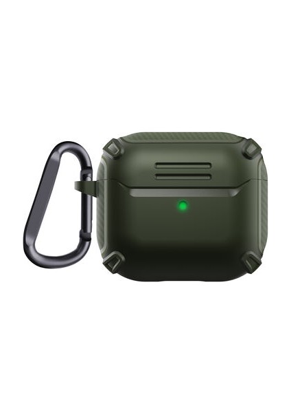 Apple Airpods 3. Nesil Darbelere Dayanıklı Karbonfiber Dokulu Airbag-26 Kılıf