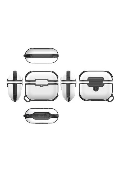 Apple Airpods 3. Nesil Silikon 1-1 Su Geçirmez Airbag-16 Kılıf