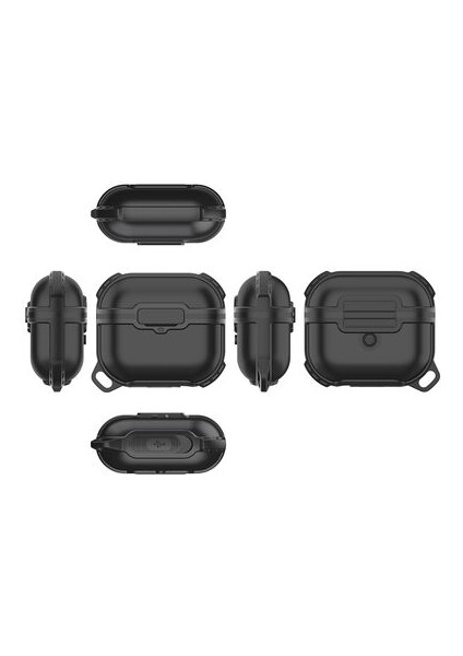 Apple Airpods 3. Nesil Silikon 1-1 Su Geçirmez Airbag-16 Kılıf