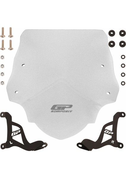 Aprilia Sr 125/160 2024 Uyumlu Kısa Ön Cam Şeffaf 38 cm