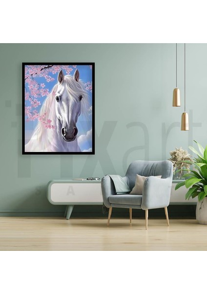 Güzel At 40 x 60 cm Elmas Mozaik Tablo fiyatları