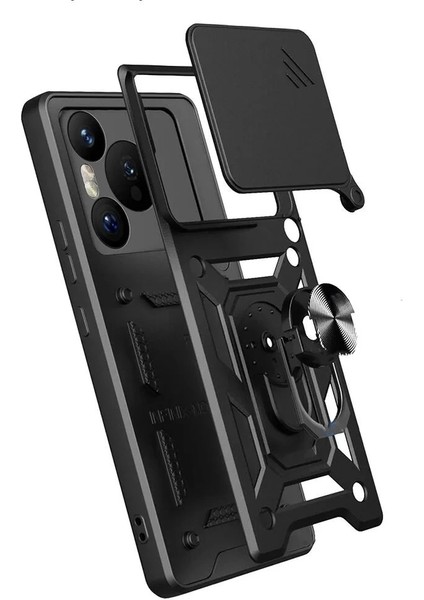 Huawei Pura 70 5g Telefon Kılıfı - Magnetik Standlı, Kamera Korumalı, Yüzüklü Tasarım fiyatları