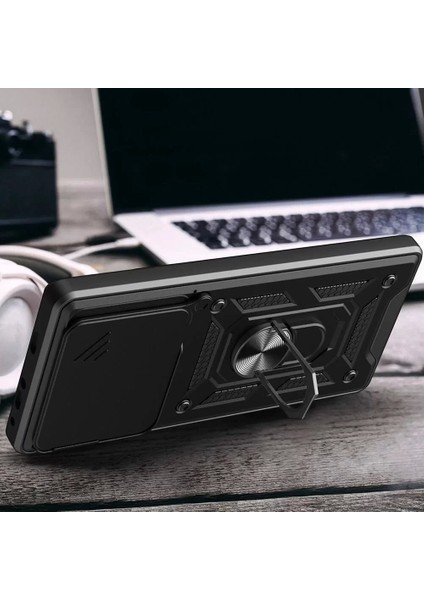 Huawei Pura 70 5g Telefon Kılıfı - Magnetik Standlı, Kamera Korumalı, Yüzüklü Tasarım fırsatları