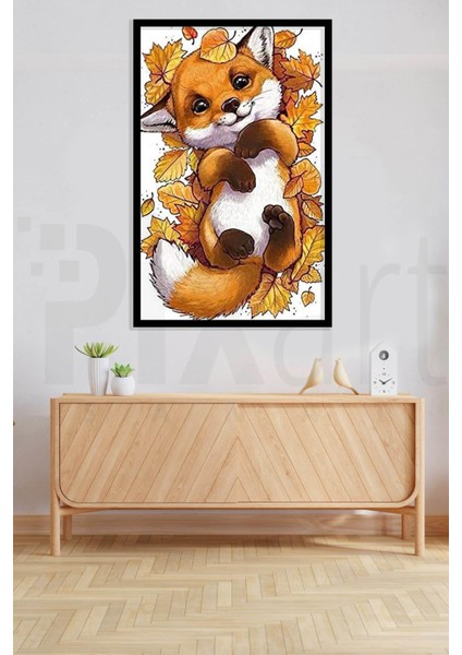 Yavru Tilki 30 x 40 cm Elmas Mozaik Tablo fiyatları