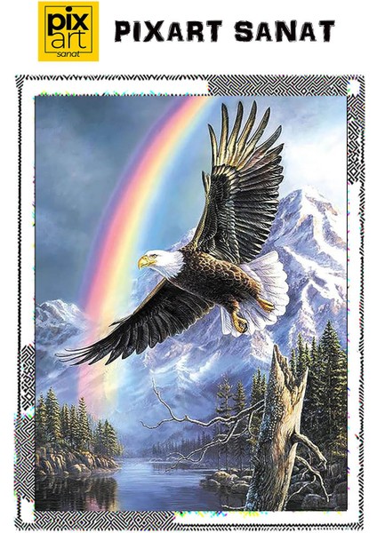 Kartal 30 x 40 cm Elmas Mozaik Tablo fırsatları