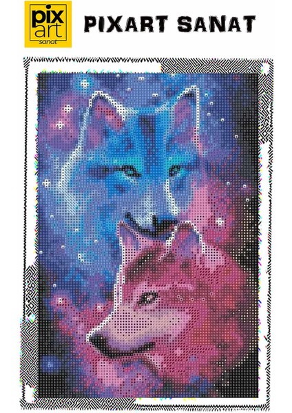 Kurt 30 x 40 cm Elmas Mozaik Tablo fırsatları