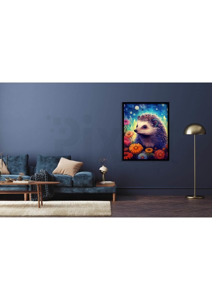 Kirpi Çiçeği 30 x 40 cm Elmas Mozaik Tablo fiyatları