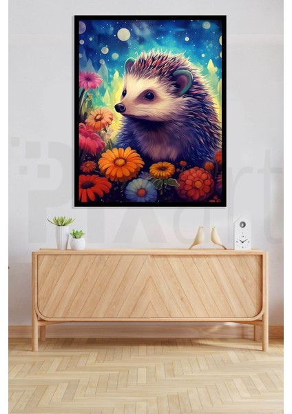 Kirpi Çiçeği 30 x 40 cm Elmas Mozaik Tablo modelleri
