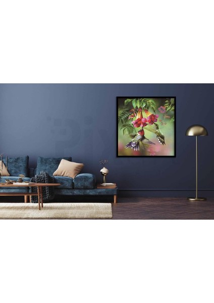 Arıkuşu 30X30 cm Elmas Mozaik Tablo modelleri