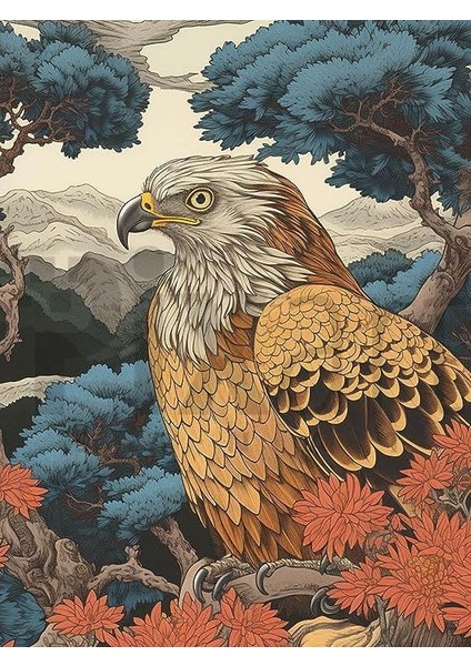 Şahin 30 x 40 cm Elmas Mozaik Tablo