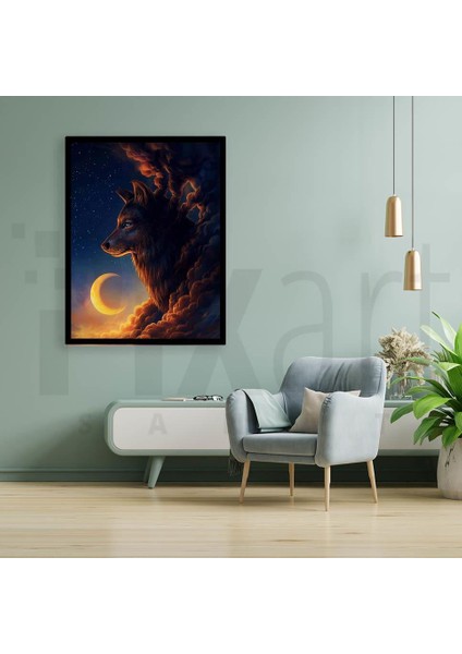 Kurt 30 x 40 cm Elmas Mozaik Tablo