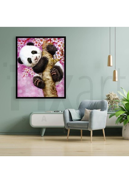 Panda 30 x 40 cm Elmas Mozaik Tablo fiyatları