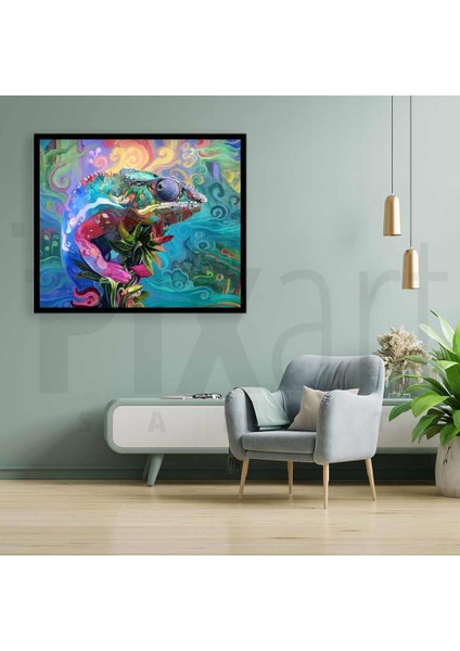 40X50 cm Bukalemun Elmas Mozaik Tablo fiyatları