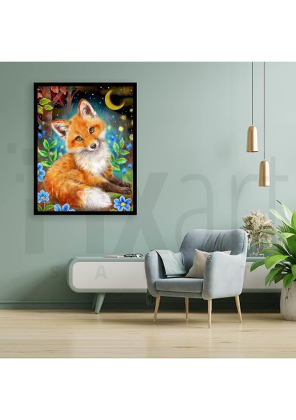 Tilkiler 30 x 40 cm Elmas Mozaik Tablo fiyatları
