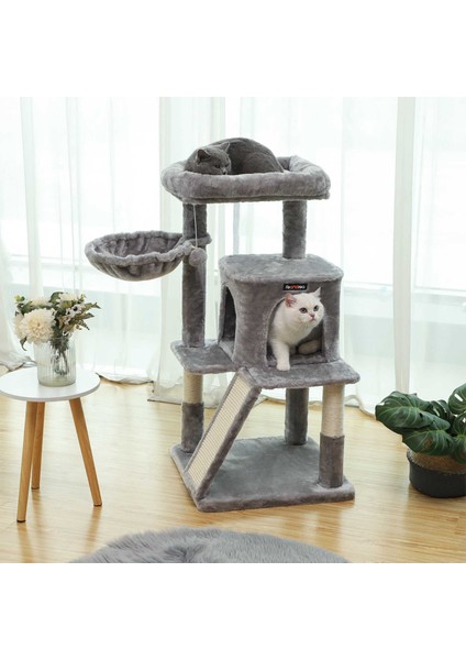 Feandrea Kedi Ağacı Kedi Kulesi Açık Gri fırsatları
