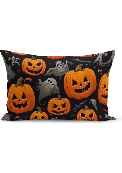 Sonbahar Serisi Çift Tarafı Dijital Baskılı 6'lı Kırlent Kılıfı Seti (Halloween Autumn) fırsatları