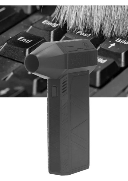 Mini Turbo Jet Fan (Plastik Gövde) , Mangal Üfleme, Araç Içi Temizlik, Vakum , Kurutma Vb.