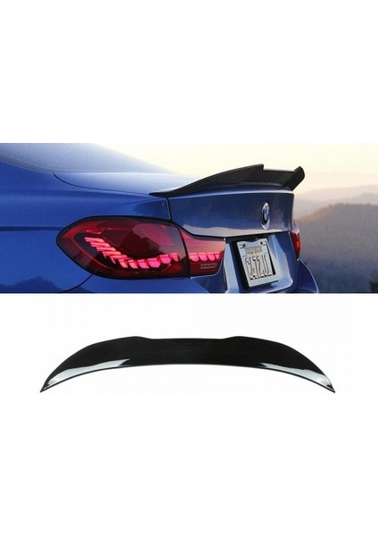 Bmw F32 Copue Plastik Parlak Siyah Psm Spoiler