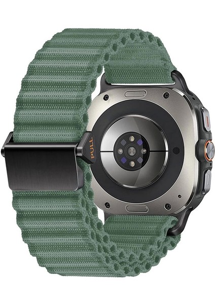 ​​samsung Galaxy Watch Ultra 47MM Naylon Kumaş Hasır Örgülü Kordon KRD-120