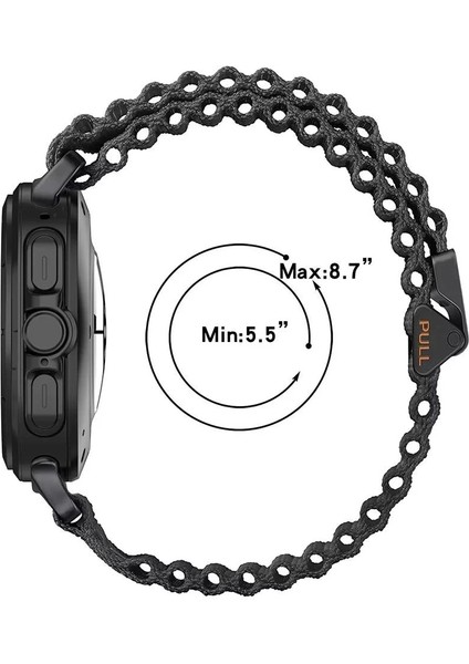 ​​samsung Galaxy Watch Ultra 47MM Naylon Kumaş Hasır Örgülü Kordon KRD-120 fırsatları