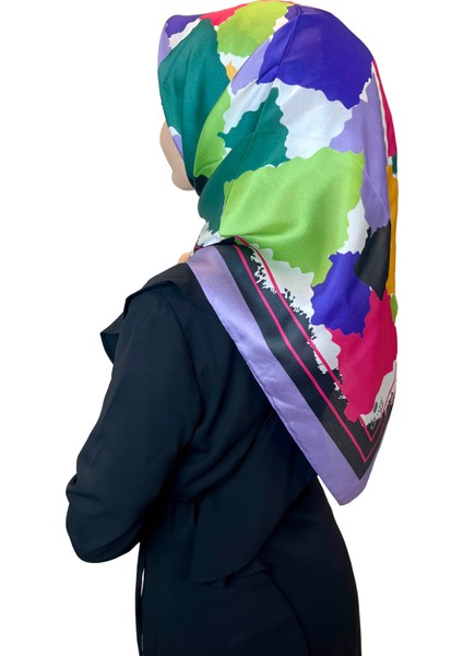 Kristal Eşarp, Desenli Kristal Rayon Eşarp 01065