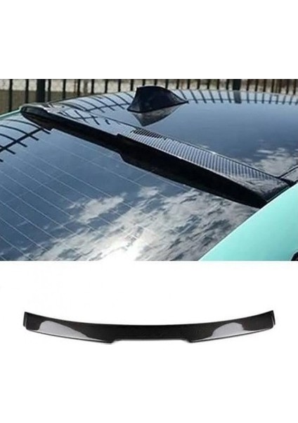 Bmw 5.seri E60 Plastik Parlak Siyah M4 Cam Üstü Spoiler