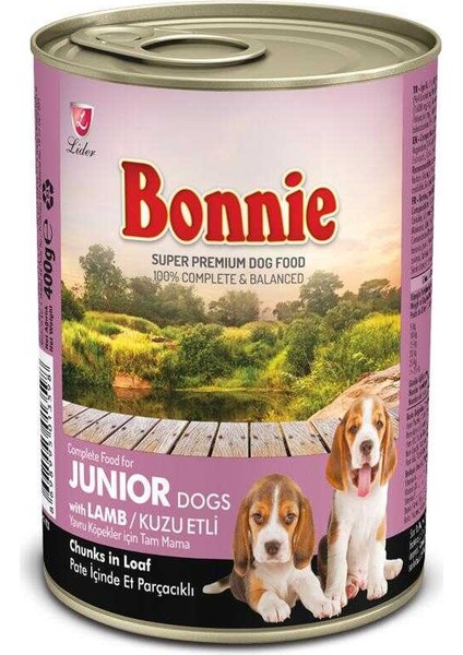 Sos Içinde Parçacıklı Kuzu Etli Yavru Köpek Konserve Maması 400 gr