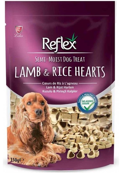 Lamb & Rıce Hearts Kuzulu Pirinçli Yetişkin Köpek Ödülü 150 gr