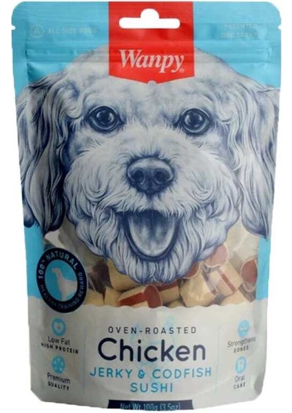 Tavuklu ve Morina Balıklı Köpek Ödülü 100 gr