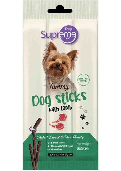 Dog Kuzu Etli Köpek Ödül Çubuğu 3 x 5 gr